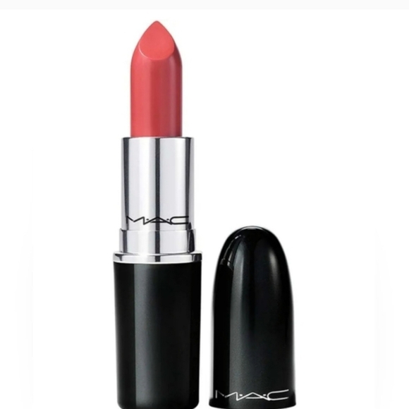 MAC Lipstick Coral pink with Zebra Print Floral Cosmetic bag - Picture 13 of 14